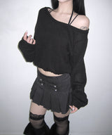 amelie unbal knit (3colors)
