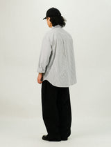 ST Basic Oxford Overfit Stripe Shirts