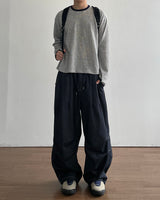 Lav Crop Contrast Knit