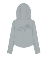 [NF] ROSE MUSK COWL HOODIE (SILVER)_F24QB278