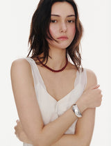 26SS★ Champagne Full Moon (W) Wide Chunky Bangle