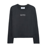 スリーブTシャツ グレー