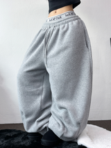 SNOW WING BALLOON GLEECE LONG PANTS 🤍🖤🧸3COLOR