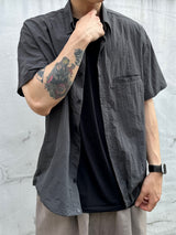 String Nylon Short Sleeve Shirt 4C