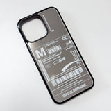 Fresh Love Delivery Label Bumper Mirror Phone Case (WH)