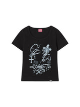 パールTシャツ (ブラック)