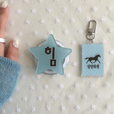 Youth Spirit Power Til Blue Teal Star Heart Acrylic Smart Tok (MacSafe compatible)