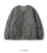 26FW★ リバーシブルキルティングカーディガン