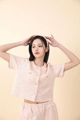 ブロッサム ツイード ヘアバンド
