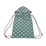 Peeling Dot Hood Bag