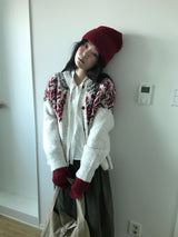 Roselle Heart Snowflake Cardigan (2color)