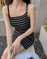 【MADE】Striped dress