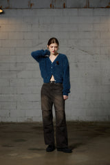 DIANA KNIT CARDIGAN / BLUE