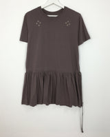 アイレットフリルクルーネックTシャツ (3color)