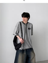 ホーンリバーシブル半袖Tシャツ