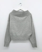 Airy Off-Shoulder Knit (3Colors)