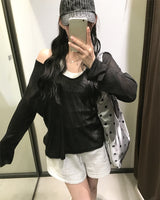 [Layered] Ribbed Halter Sleeveless T-Shirt (5 colors)