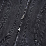 Trip Two-Way Denim Jacket (2 Colors)