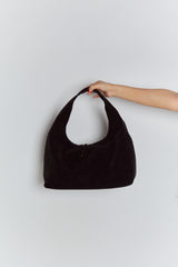 Large Jersey in Black Suede