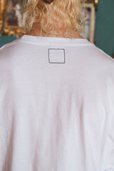 FRAME LOGO LONG SLEEVE T SHIRT / WHITE
