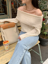 [MADE] Fittney Summer Off-Shoulder Knit