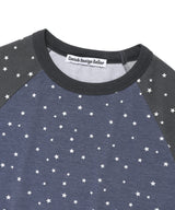 CAVISH X LELBO BROWN W STAR RAGLAN SS TEE NAVY(CV2FMFT545C)