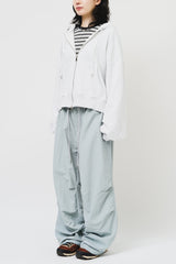 Liz Cropped Zip Hoodie (3color)