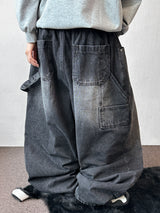 Catch Balloon Carpenter Basic Denim Pants 3color