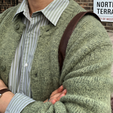 Land Y Alpaca Round Knit Cardigan