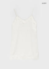 [MADE] ロゼアレースレイヤードミディドレス