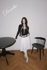 Lily Lace Sleeveless Cardigan Two-Piece Set