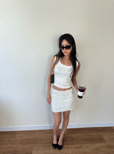 disco sequin skirt