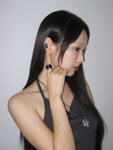 [Formica] レターイヤーカフ (Black)