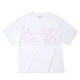 KIRSH X SUNONEBIRD ビッグオーバーサイズアイTシャツ - ホワイト