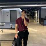 Logane Linen Collar Short Sleeve Cardigan