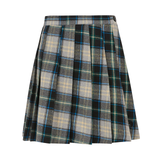 WIDE CHECKERED SKIRT