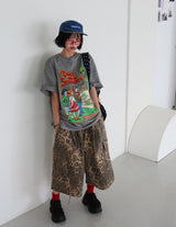 [UNISEX] エイリアンプリント半袖Tシャツ