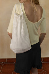 Back scoop t-shirt_lemon