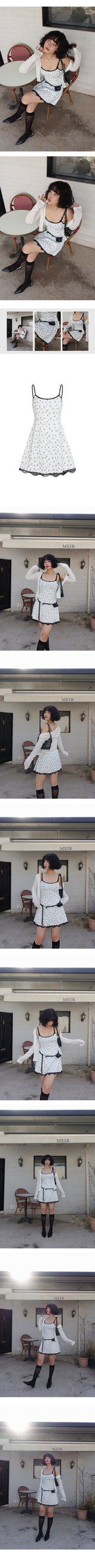 TWO BUTTON SEE-THROUGH CARDIGAN (WHITE)