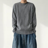 Belki Soft Cable Loose Fit Round Knit