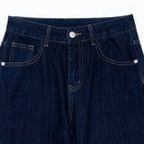 ダークブルースタンダードフィットデニムパンツ code 23003