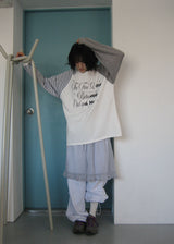 MIX STRIPE LOOSE TEE