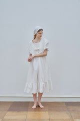 ULLALA PAJAMA Lila Short-sleeve One-piece Ivory[24162WOSXN]
