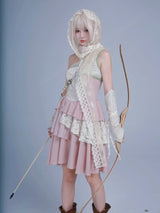 Rose Island AW24 エルフガーディアン - ザ ガールフェアリーエンジェルミニドレス