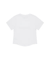  DOT BASIC LOGO ROUND CROP TEE_WHITE