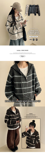 Melder Dangara Knit Hooded Zip-Up