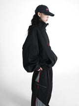 INTERVAL SHELL TRACK JACKET VER.2 BLACK