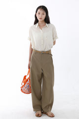 SUMMER ROLL-UP SHIRT_SAND BEIGE