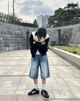Trin Bermuda denim pants