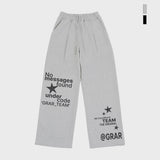 [UNISEX]NO-ESSAGES Training Pintuck Wide Pants